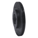R1 84-87 Toyota Cressida Front Right Drilled & Slotted Black Brake Rotor