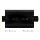 Mishimoto Muffler with 3in Center Inlet/Outlet - Angled Tip - Black