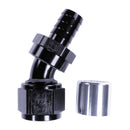 Russell 12AN ProClassic Crimp 30 Degree Hose End - Black