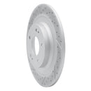R1 13-25 Mitsubishi Outlander Phev Rear Left Drilled & Slotted Geo-Carbon Rotor
