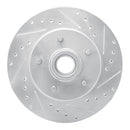 R1 94-96 Chevrolet Impala Front & Rear Drilled & Slotted Silver Brake Rotor Set