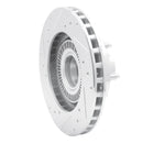R1 95-97 Ford Ranger (USA/Canada) Front Right Drilled & Slotted Silver Brake Rotor