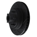 R1 70-72 Ford Country Squire Front Right Drilled & Slotted Black Brake Rotor