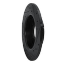 R1 04-13 Mazda 3 Rear Left Drilled & Slotted Black Brake Rotor