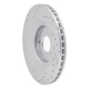 R1 08-14 Chrysler 200 Front Right Drilled & Slotted Silver Brake Rotor