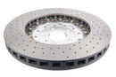DBA 14-18 Audi RS7 Iron Rotors Front 5000 Series Drilled & Slotted Rotor w/Silver Hat