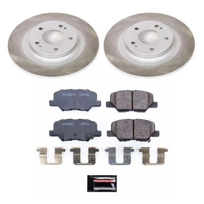 Power Stop 14-18 Mitsubishi Outlander Front and Rear Semi-Coated Rotor Kit