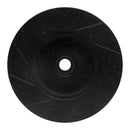 R1 04-06 Ford E-150 Front Right Drilled & Slotted Black Brake Rotor