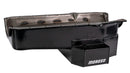 Moroso 86-Up Chevrolet Small Block (w/1 Pc Seal) Road Race Wet Sump 7qt 7.5in Steel Oil Pan - Black
