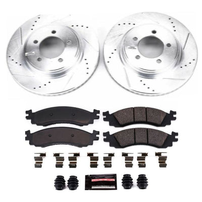 Power Stop 06-10 Ford Explorer Front Z23 Evolution Sport Brake Kit w/Calipers