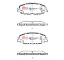 DBA 19-22 Toyota Corolla Hatchback Front SSEV Street Series Brake Pads