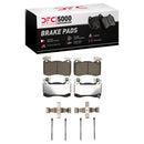 DFC 18-22 Kia Stinger Front & Rear Drill/Slot Geoperf Rotors 5000 Advanced Brake Pads w/Hardware