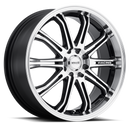 Maxxim Ferris 18x8 10x100/114.3 ET45 Black Machine Face