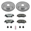 Power Stop 14-18 Cadillac CTS Front & Rear Z26 Street Warrior Brake Kit