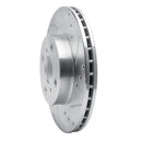 R1 93-02 Chevrolet Prizm Front Drilled & Slotted Silver Brake Rotor Set