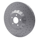 DFC 16-18 Ford Mustang Right Front Drilled GeoSPEC Coated Rotor