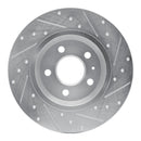 R1 08-12 Audi A4 Front & Rear Drilled & Slotted Silver Brake Rotor Set