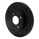 R1 12-25 Dodge Attitude (Mexico) Front and Rear Drilled & Slotted Black Rotor Kit