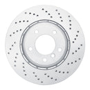 DFC 01-08 BMW 330Ci Right Front Drilled Hi-Carbon Alloy Geomet Coated Rotor
