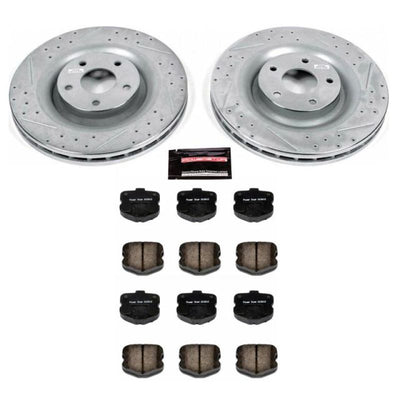 Power Stop 06-13 Chevrolet Corvette Front & Rear Z23 Evolution Sport Brake Kit