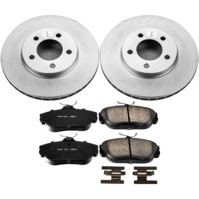 Power Stop 94-00 Ford Taurus Front & Rear Z17 Evolution Geomet Coated Brake Kit