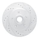R1 67-72 Cadillac Calais Front Drilled & Slotted Silver Brake Rotor Set