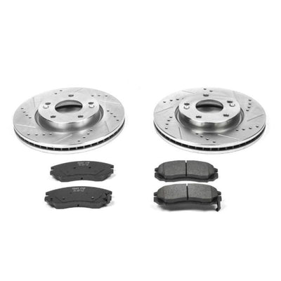 Power Stop 04-06 Hyundai Tiburon Front & Rear Z23 Evolution Sport Brake Kit