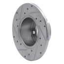 R1 77-83 BMW 320I (USA/Canada) Front Right Drilled & Slotted Silver Brake Rotor