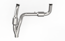Kooks 07-18 Jeep Wrangler HEMI Swap 2.5in Stainless Steel GREEN Catted Y-Pipe
