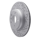 R1 12-20 BMW 428I Gran Coupe Rear Right Drilled & Slotted Geo-Carbon Rotor