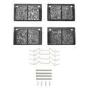 DFC 89-03 Bentley AZURE Rear 5000 Advanced Low Metallic Brake Pads and Hardware Kit