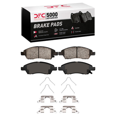 DFC 11-25 Nissan Versa Front 5000 Advanced Ceramic Brake Pads and Hardware Kit