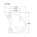 Peterson Fluid Systems Bear Claw Mount Blade - Left Side