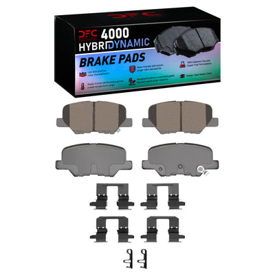 DFC 13-25 Mazda 6 Rear 4000 HybriDynamic Brake Pads and Hardware Kit