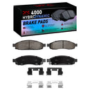 DFC 05-07 Infiniti QX56 Front & Rear Geospec Rotors w/4000 HybriDynamic Brake Pads w/Hardware