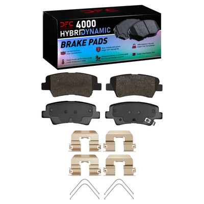 DFC 11-25 Dodge Attitude (Mexico) Rear 4000 HybriDynamic Brake Pads and Hardware Kit