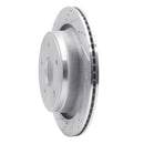 R1 02-24 Chrysler Aspen Rear Drilled & Slotted Silver Brake Rotor Set