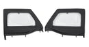 Bestop 20-26 Jeep Gladiator / 18-26 Wrangler JL Element Upper Doors (Front Black Diamond)