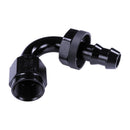 Russell 6AN Twist-Lok 120 Degree Hose End - Black
