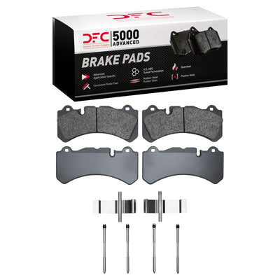 DFC 16-17 Volvo V60/S60 Front 5000 Advanced Low Metallic Brake Pads and Hardware Kit