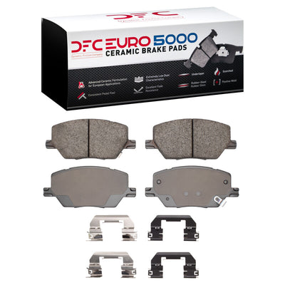 DFC 15-23 Fiat 500X Front Drill/Slot Geoperformance Rotors Euro 5000 Ceramic Brake Pads w/Hardware