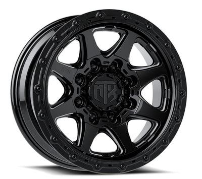 MTX Spitfire 8 Gloss Black 20x9in / 8x170 BP / 0mm Offset / 124.1mm Bore