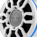DS18 Compact Pro Towers 8in 250 Watts RMS RGB LED Lights PRO-HY8.4B Included Cover Included White
