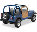 Bestop 80-86 Jeep Cj7 / 87-95 Wrangler YJ Full Fabric Doors (Spice)