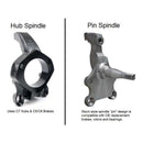 Ridetech 64-67 Chevrolet Chevelle w/ Pin Spindle & Narrowed Width (57.25in) Momentum Chassis