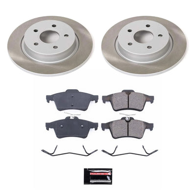 Power Stop 06-13 Volvo C70 Front and Rear Semi-Coated Rotor Kit
