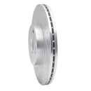 R1 01-05 Mazda Miata Front Left Drilled & Slotted Silver Brake Rotor