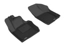 3D MAXpider 2011-2018 Volkswagen Jetta Sedan Kagu 1st & 2nd Row Floormats - Black
