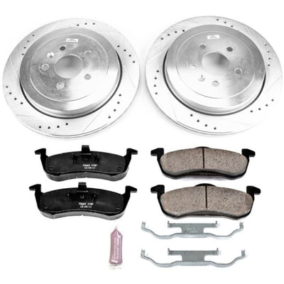 Power Stop 13-18 Lincoln MKT Front & Rear Z23 Evolution Sport Brake Kit