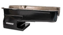 Moroso Pre-80 Chevrolet Small Block (w/Driver Side Dipstick) Wet Sump 6qt 9in Steel Oil Pan - Black